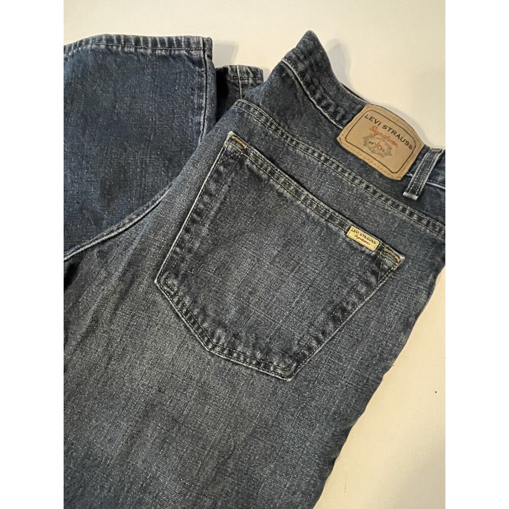 Levi's Signature Denim Jeans Loose Relaxed Straight Leg Men's Size W38 L34